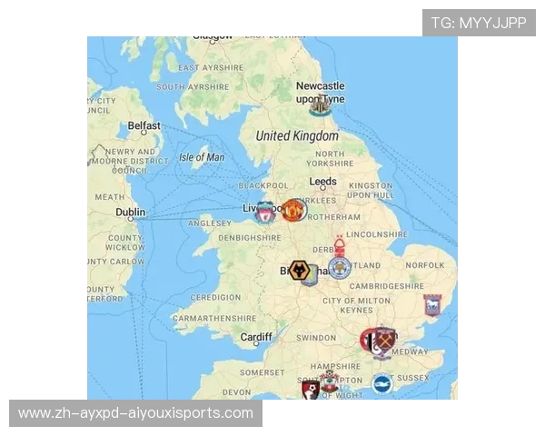 英超球队城市地图及俱乐部起源故事